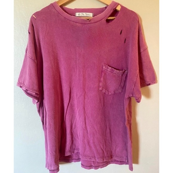 We The Free Tops - We The Free Free People‎ Distressed Oversized NWOT
